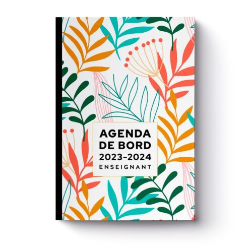 Agenda de bord 2023/2024 prof de Français